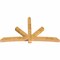 Ekena Millwork Alberta Rough Sawn Timber Gable Bracket, Western Red Cedar, 108"W x 63"H x 6"D x 6"F, 14/12 Pitch GBW108X63X0606ALB00RWR - alternate 4